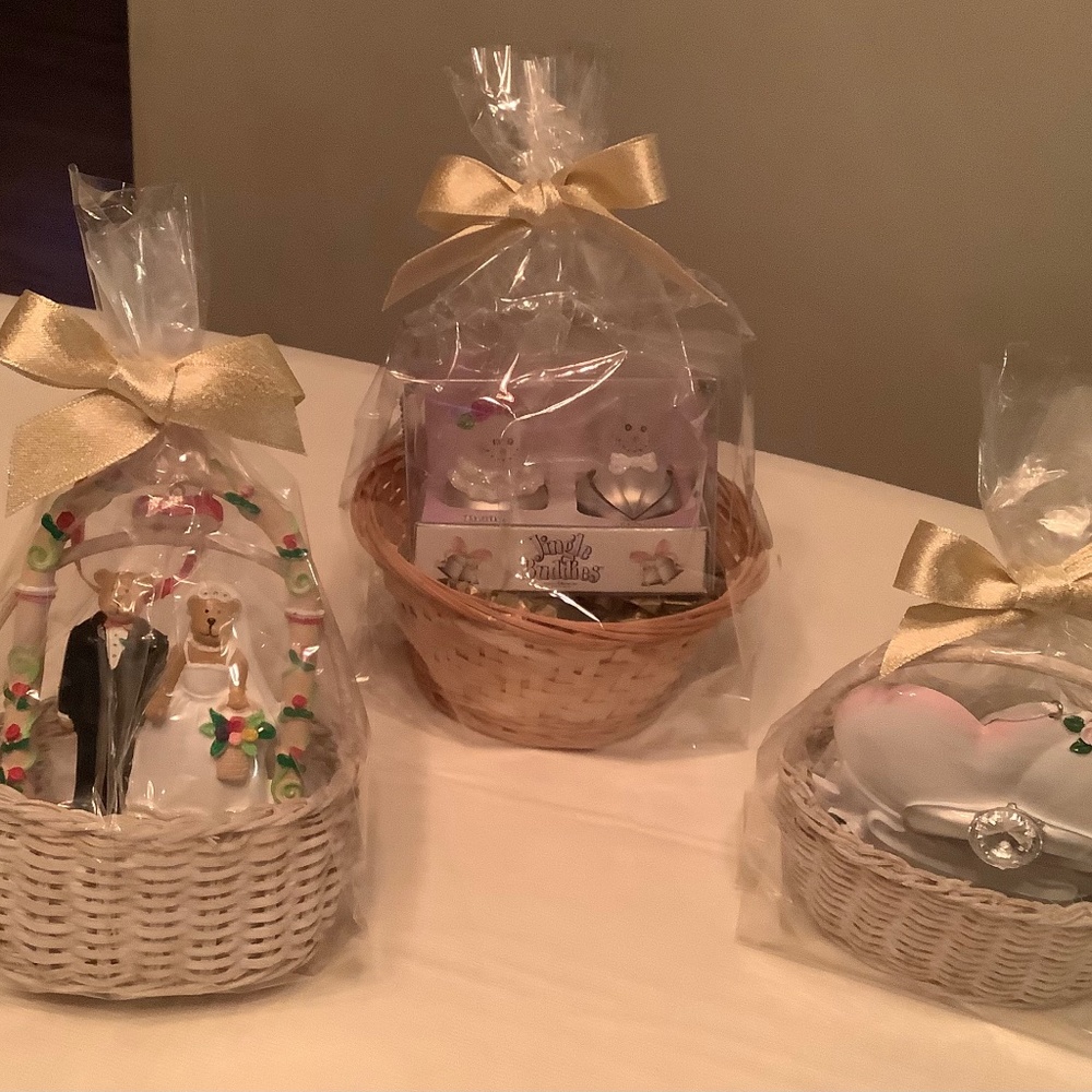 Engagement and Wedding Ornaments Bundle of 3